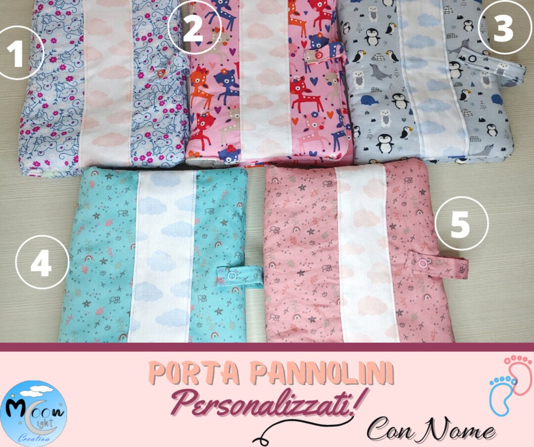 Diaper and Wipes Holder / Travel Bag Personalized With Name Etsy Canada