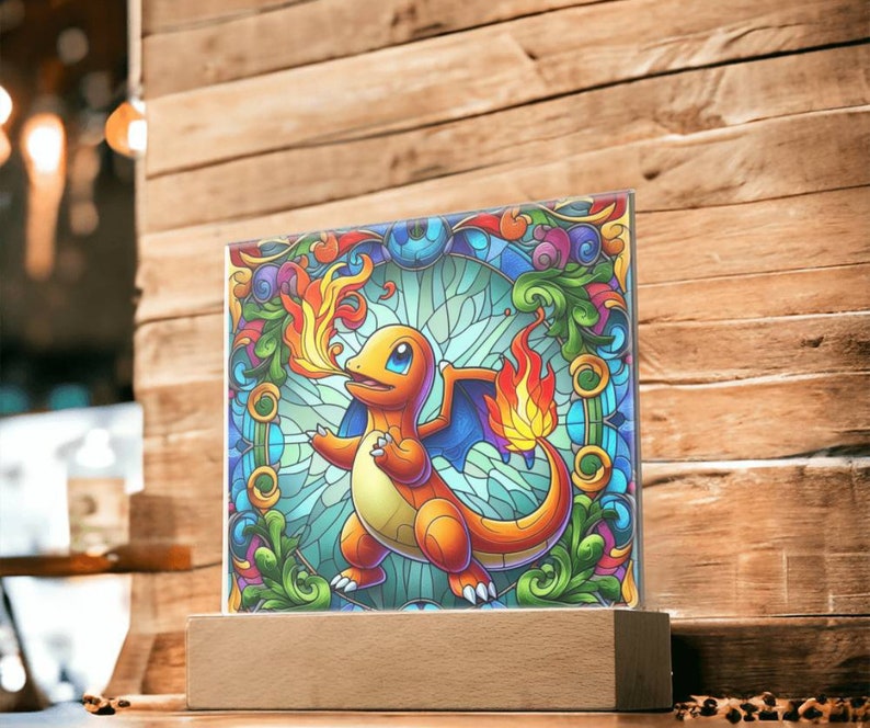 Vibrant Charmander RGB LED Lamp: A Dazzling Pokémon Collectible Ideal