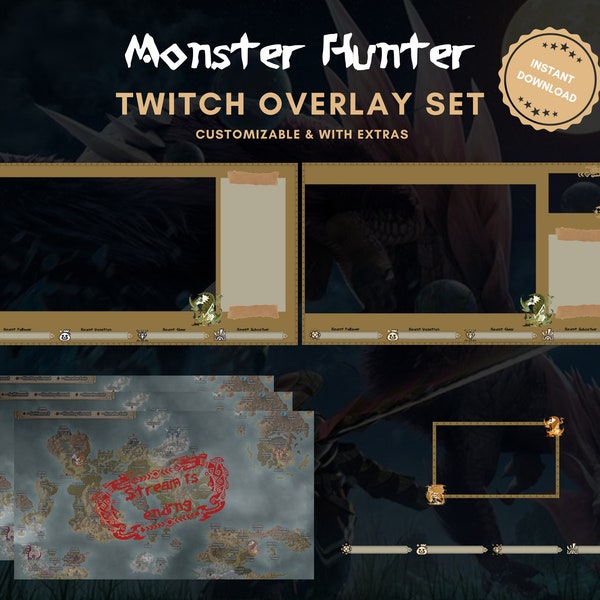 Monster Hunter Rise Overlay Etsy