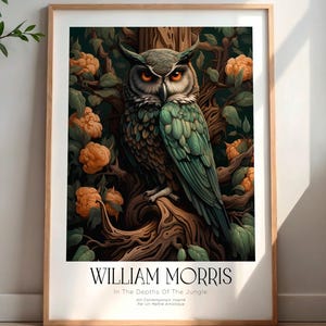 William Morris Wall Art, Vintage Botanical Print, Floral Poster Arts Decor, Digital Download, William Morris Print Digital Download AA5