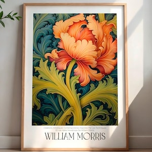 William Morris Wall Art, Vintage Botanical Print, Floral Poster Arts Decor, Digital Download, William Morris Print Digital Download AA11