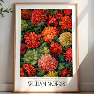 William Morris Wall Art, Vintage Botanical Print, Floral Poster Arts Decor, Digital Download, William Morris Print Digital Download AA15