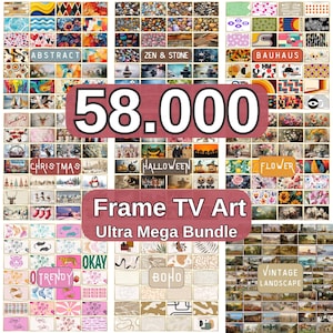 58000 Frame TV Art Collection: Vintage, Minimalist, Maximalist (Digitaler Download)