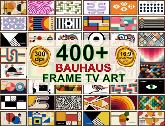 Bauhaus Art Print Bundle: 4000+ Modern Geometric Posters (digital