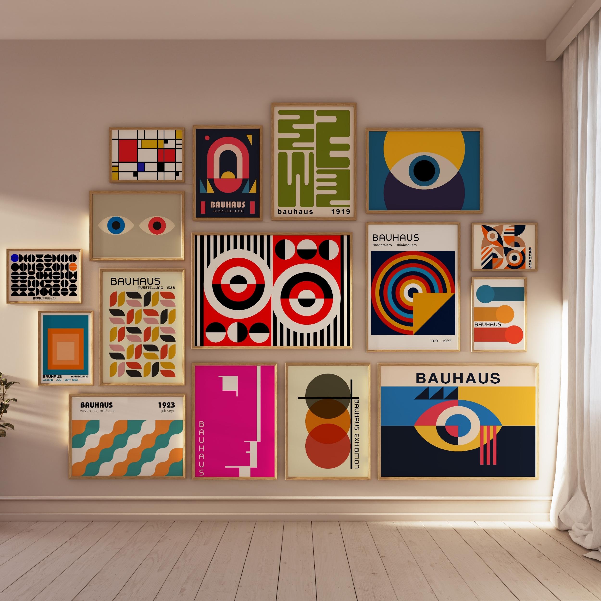 Bauhaus Art Print Bundle: 4000+ Modern Geometric Posters (digital