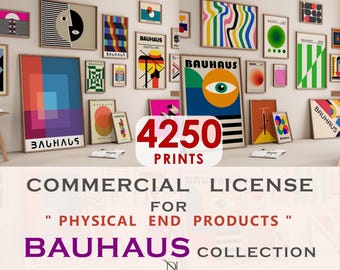 商用ライセンス、物理製品用ウォールアートポスターセット 260 枚