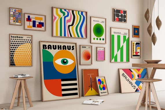 1500+ Bauhaus Art Prints: Modernist Decor Mega Bundle (Digital Download)