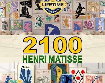 Matisse Art Print Set | 1850+ Abstract Wall Art (Digital Download)