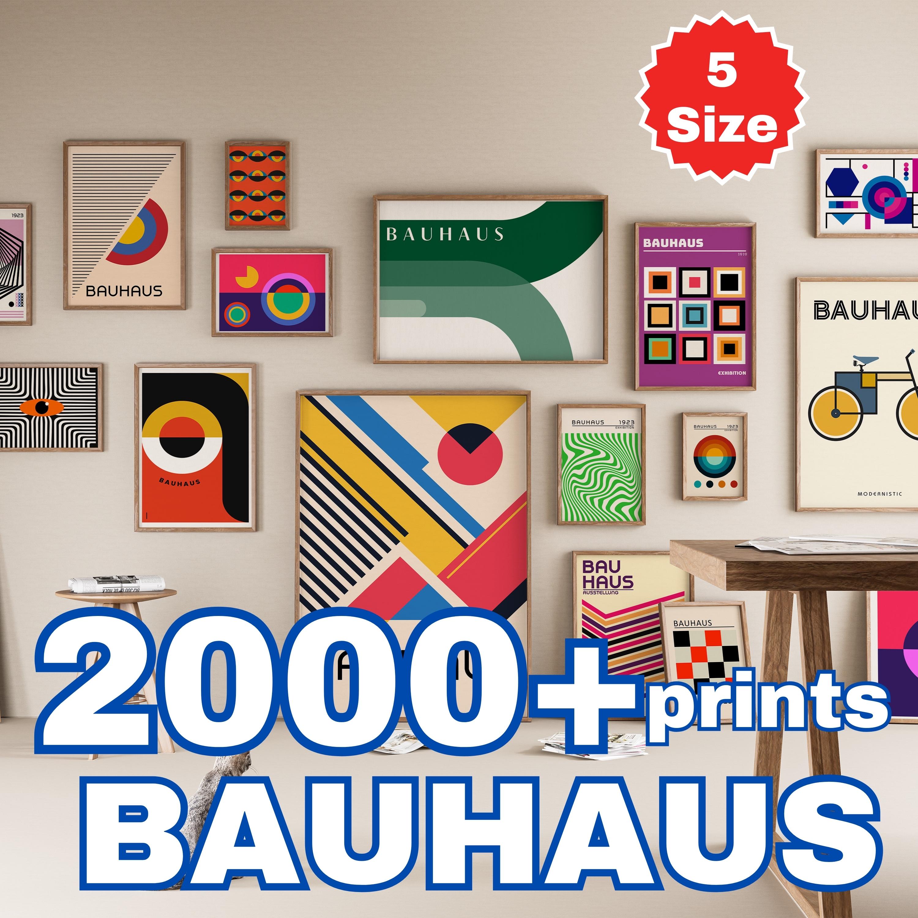 Bauhaus Print Set (2000+), Mid-century Modern, Geometric Art