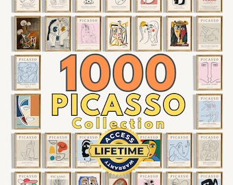 Picasso Exhibition Prints, Abstract Gallery Wall Art (Digital Download)