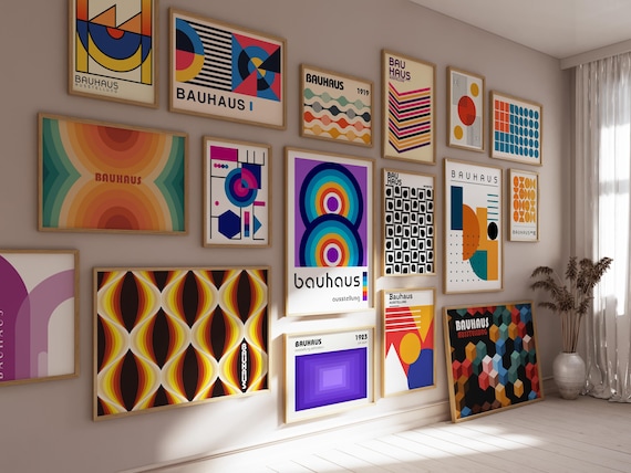 Bauhaus Art Prints – MEGA Bundle, Gallery Wall Set (Digital Print)