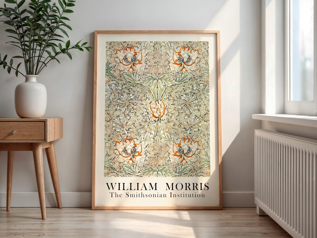 William Morris Botanical Print, Vintage Floral Wall Art (digital ...