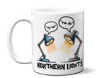 Northern Lights Funny Coffee Mug - Novelty Gift