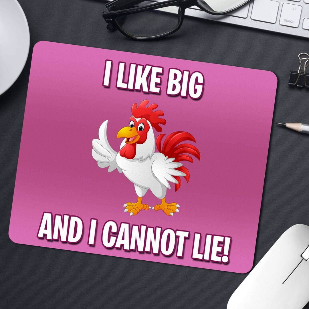 Funny Chicken Mouse Mat – Novelty Office Desk Gift - Etsy