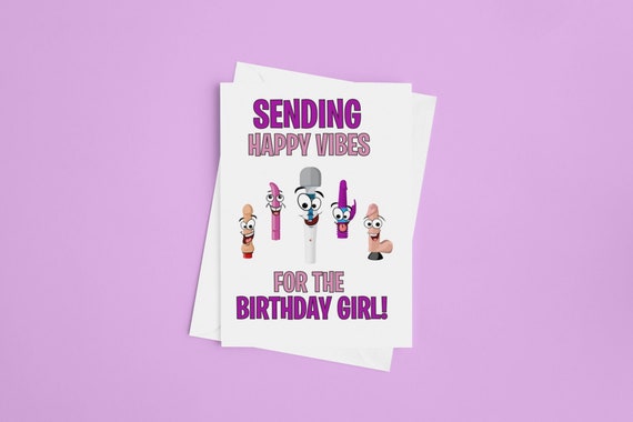Sending Happy Vibes for the Birthday Girl | Funny Vibrator Card | Best  Friend Funny Card | Single Friend Card | for Her Card | Happy Vibes - Etsy