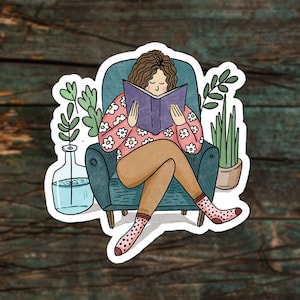 Autocollant en vinyle Hygge - Autocollant imperméable Boho - Autocollant en vinyle Good vibes - Autocollants positivité - Autocollant amoureux des plantes - Autocollants d’auto-soins