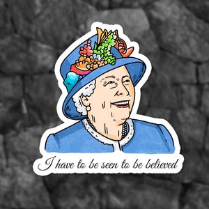Autocollant de citation de la reine Elizabeth II - Autocollant de la reine d’Angleterre - Autocollant de la couronne de la reine - Autocollant de la famille royale britannique - Autocollant de motivation