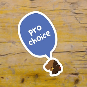 Adesivo Pro Choice - Adesivo My Body My Choice - Adesivo per i diritti di aborto - Adesivo per i diritti riproduttivi - Adesivo per i diritti delle donne