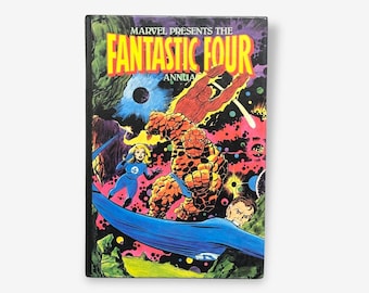 Vintage Fantastisches Vier Jahres Hardcover Buch (Marvel) 1980