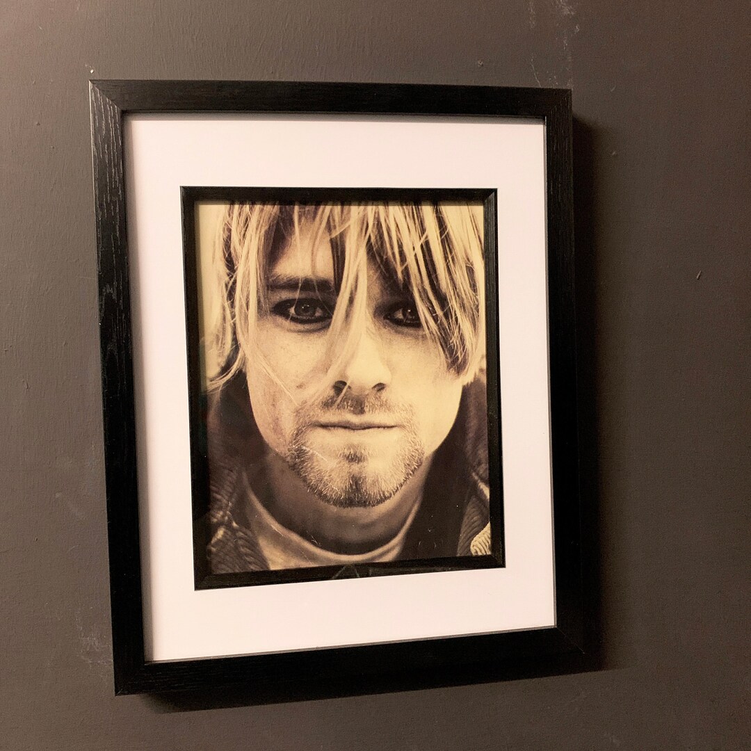 Nirvana - Kurt Cobain - Original Framed Magazine Print 8x10" - Etsy