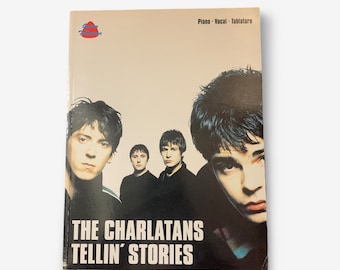 Libro de partituras de The Charlatans Tellin' Stories (edición de bolsillo, 1997)