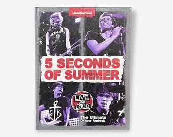 Libro de tapa dura de 5 Seconds Of Summer - Live And Loud 2015 (edición vintage)