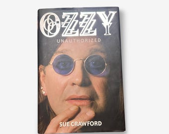 Vintage Ozzy - Nicht autorisiert - 2002 Hardcover Biografiebuch (Sue Crawford)