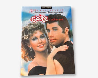 Vintage Grease Is Still The Word - 20th Anniversary Paperback Music Sheet Book 1998
