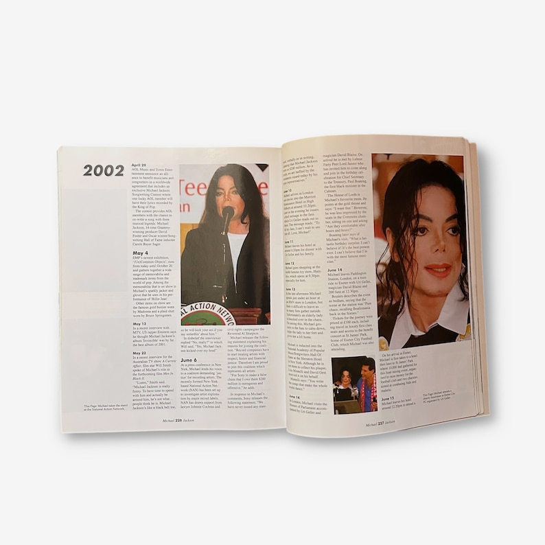 El clásico Michael Jackson: Un documental visual - Libro de bolsillo de 2009 (Adrian Grant) imagen 3