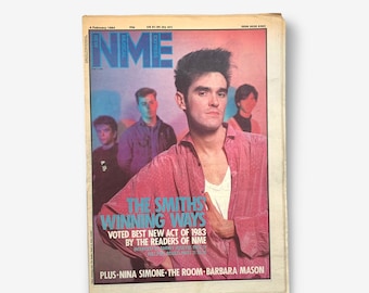 Vintage NME Magazine 1984 The Smiths Cover - Winning Ways - Musik-Erinnerungsstücke