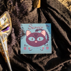 Skorpion Katze Print