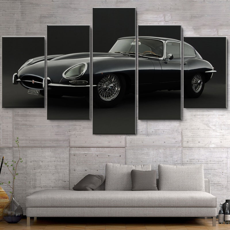 Painting of E Type Jaguar - Etsy
