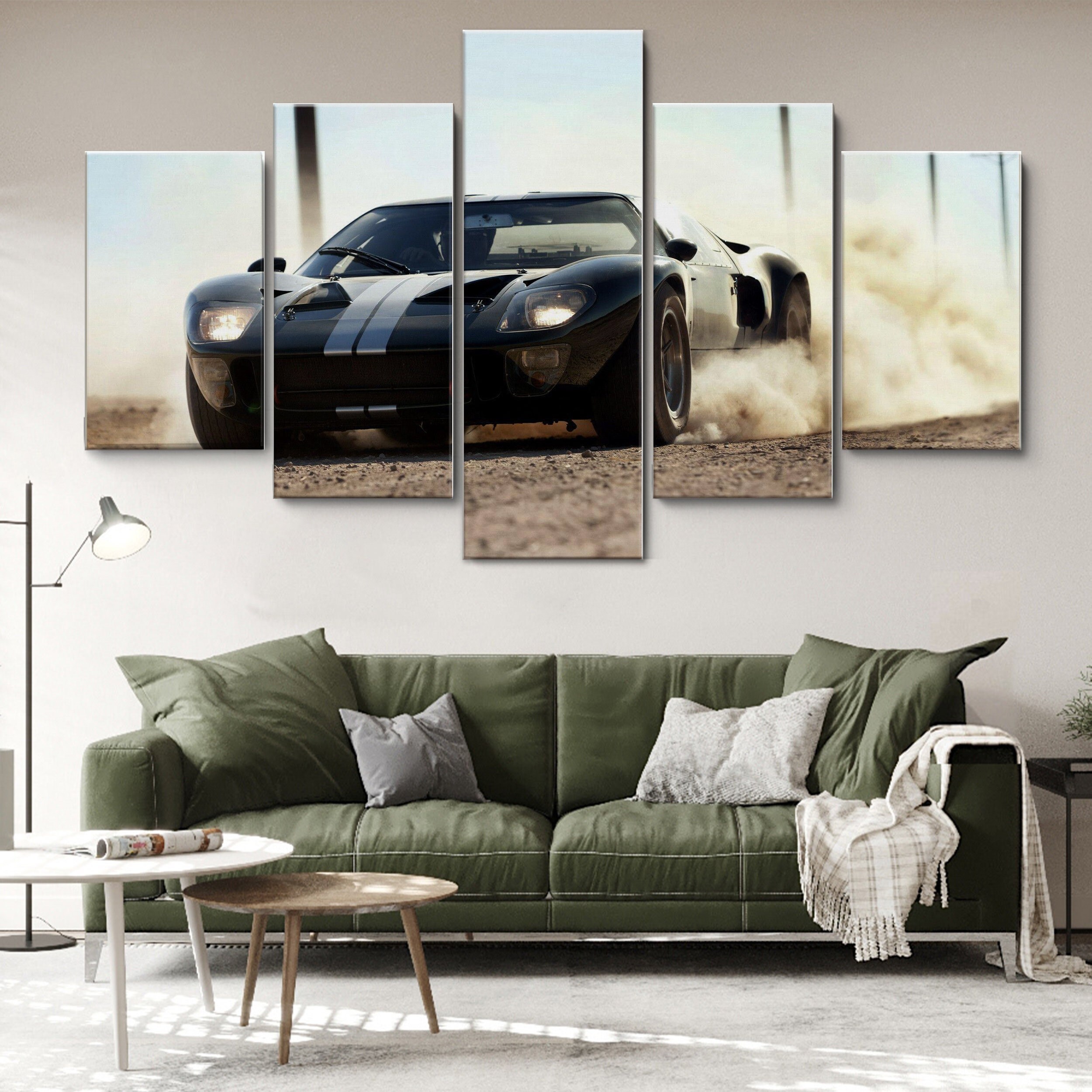 2019 Ford GT Mk II Car Wall Art Decor Canvas Printing