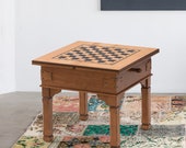 Chess and Backgammon Game Table,Chess Game Table, 25.9 quot x 25.9 quot Chess Board Table