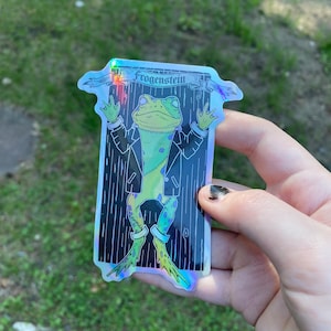 Frogenstein Sticker - Etsy