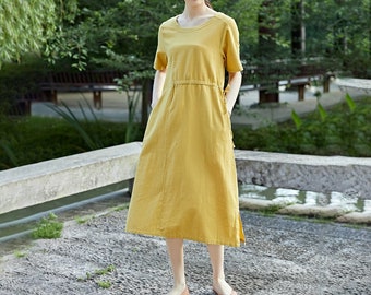 cotton summer dresses with short sleeves uk White Cotton Summer Dress: Short Sleeve Girl's Dress
