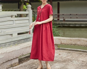 Clearance Summer Dress Cotton Dress Casual Loose Short Sleeves Dress Soft Homewear Lightweight Dress - Etsy Clearance Summer Dress Cotton Dress Casual Loose Short Sleeves Dress Soft Homewear Lightweight Dress - Etsy