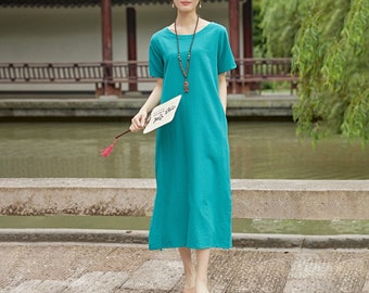 women's plus size cotton summer dresses Plus Size Cotton Dresses