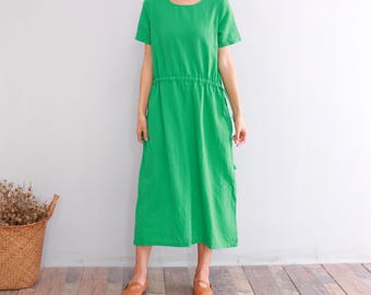 Clearance Summer Dress Cotton Dress Casual Loose Soft Dresses Maxi Dress  Homewear Lightweight Dress - Etsy