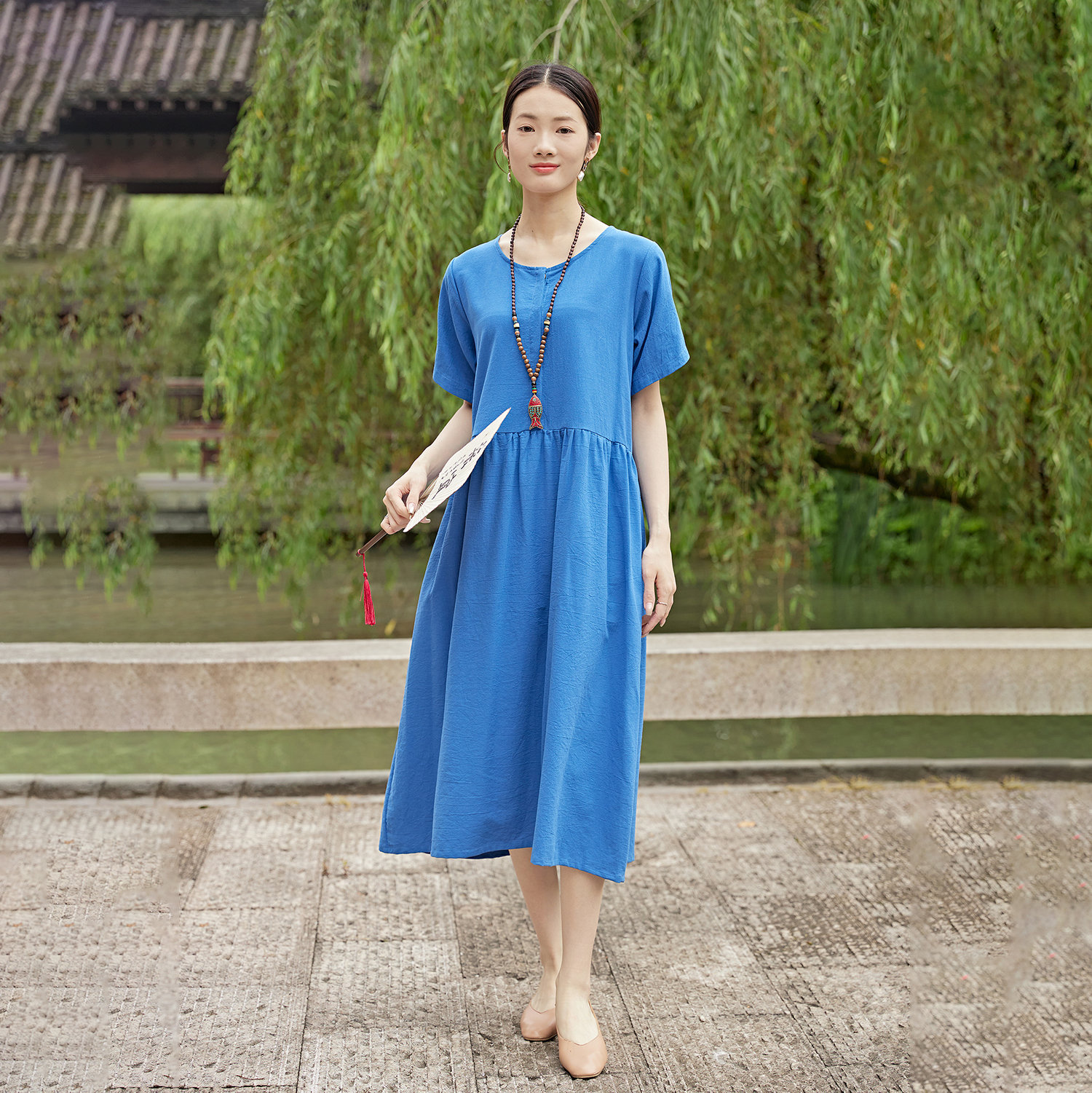 cotton dresses for women short sleeve Louisa Short Sleeve Dress