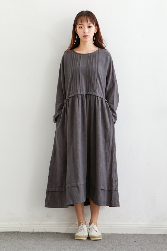dresses winter large Handmade Boucle Sweater Dress: Warm Winter Midi, Plus Size