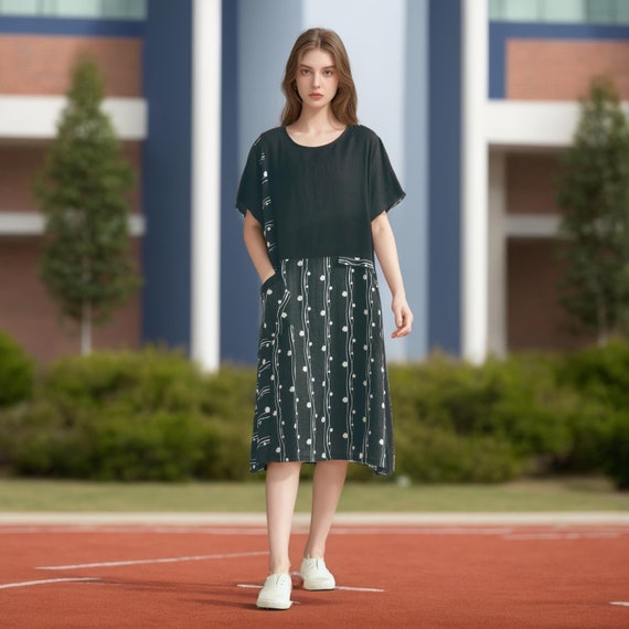 clearance summer casual dresses Xdegoge Womens Clothes Under 8 Linen Dress for Women Summer Casual Tank  Dresses Sleeveless Crewneck Maxi Sun Dress Flowy Vacation Beach Sundresses  with Pockets