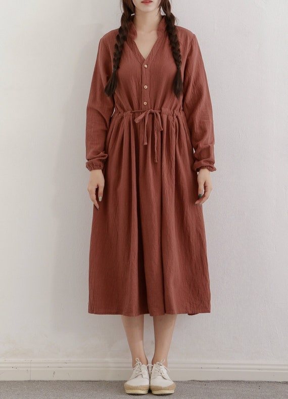 luxury smock dresses Smocked Smoking Dress in Mellow Yellow XS