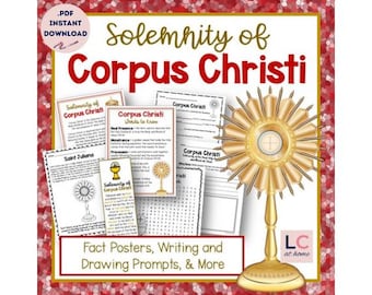 Corpus Christi Activities for Catholic Kids | Eucharistic Adoration | Saint Juliana of Liege | Sunday School | 2nd 3rd 4th 5th Grade
