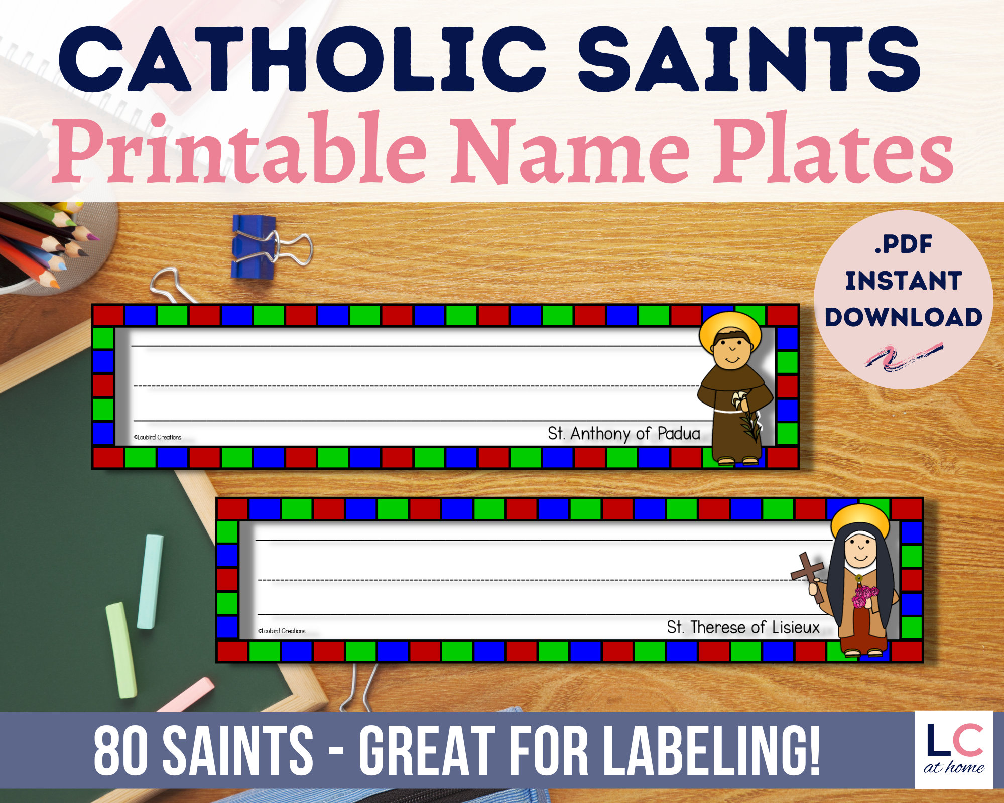 Catholic Saint Name Plates Back To School Name Tags Etsy catholic-saint-name-plates-back-to-school-name-tags-etsy