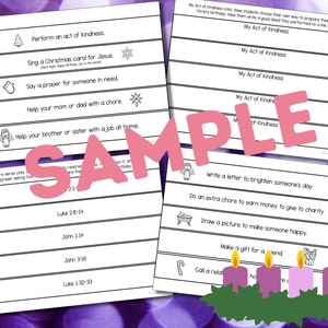 Advent Paper Chain Activity for Kids and Families | Christian Christmas ...