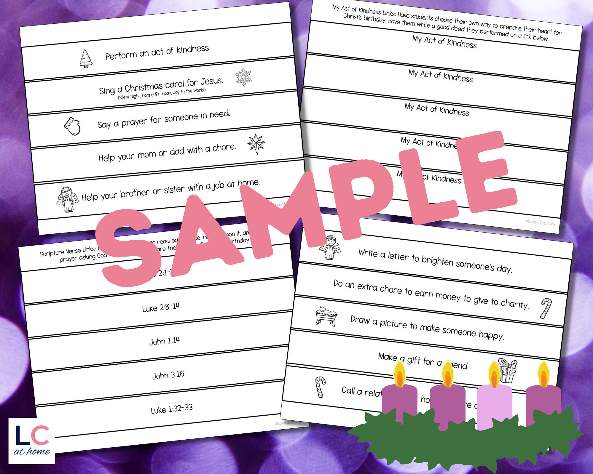 Advent Paper Chain Activity for Kids and Families | Christian Christmas ...