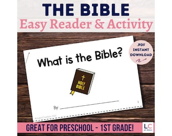 Holy Bible Easy Reader for Catholic Kids | Coloring Sheet | Sunday School | Catholic Homeschool