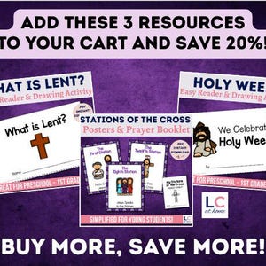 Stations of the Cross Poster and Prayer Booklet for Catholic Kids ...