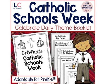 Semana das Escolas Católicas | Celebre o Tema Diário com Atividade de Desenho e Escrita (Download Digital)